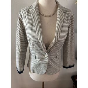 Banana republic stripped blazer size xs